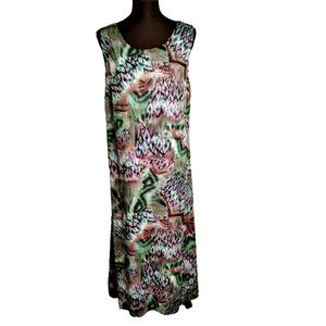 Sherri Martin Dress, Size 14, Vintage Dress, Plus Size, Maxi, Summer, Vacation